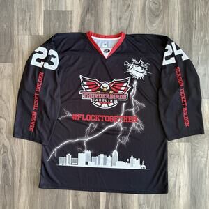 Carolina Thunderbirds Hockey Jersey Men's Size L Season Ticket Holder Shirt